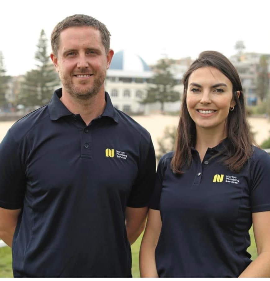 Adam and Rebecca Norton, family-owned emergency plumbers based in Coogee